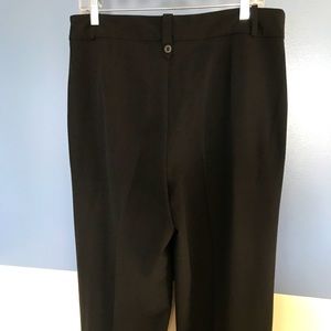 Coldwater Creek Black wide leg capris.